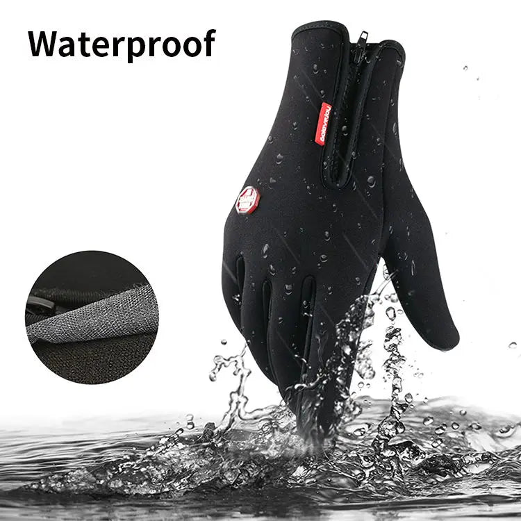 OVPWRD Gloves Touch Screen Windproof Waterproof Thermal Gloves for Performance