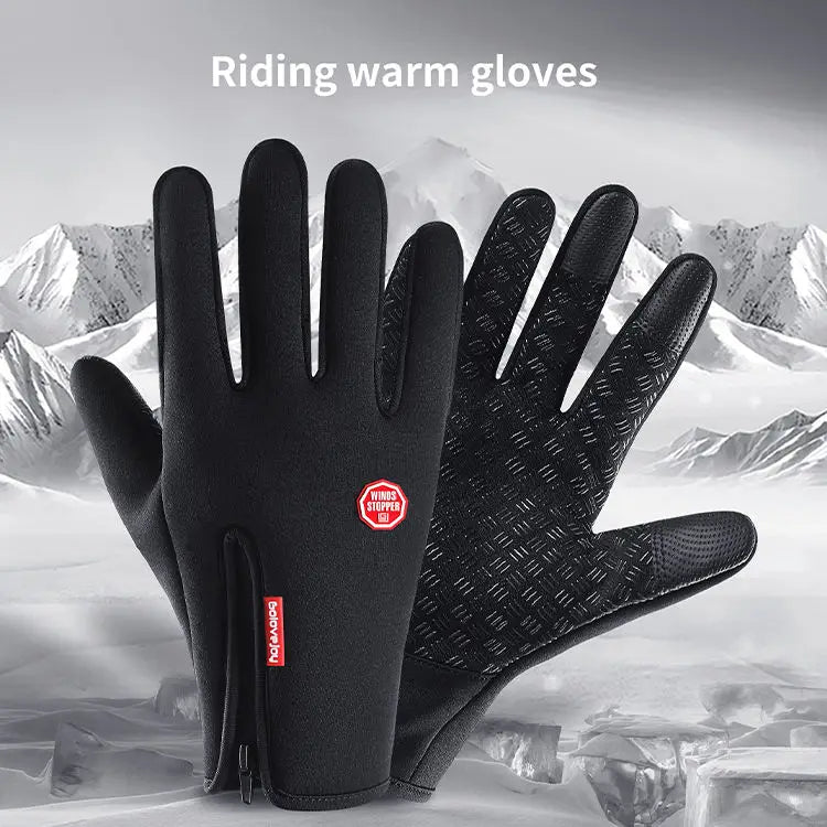 OVPWRD Gloves Touch Screen Windproof Waterproof Thermal Gloves for Performance